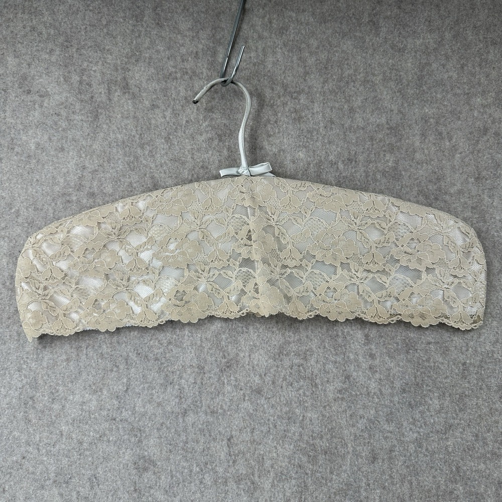 1930s-40s LACE COVERED Boudoir Vanity Lingerie Wedding Dress‎ DISPLAY HANGER - Picture 5 of 8
